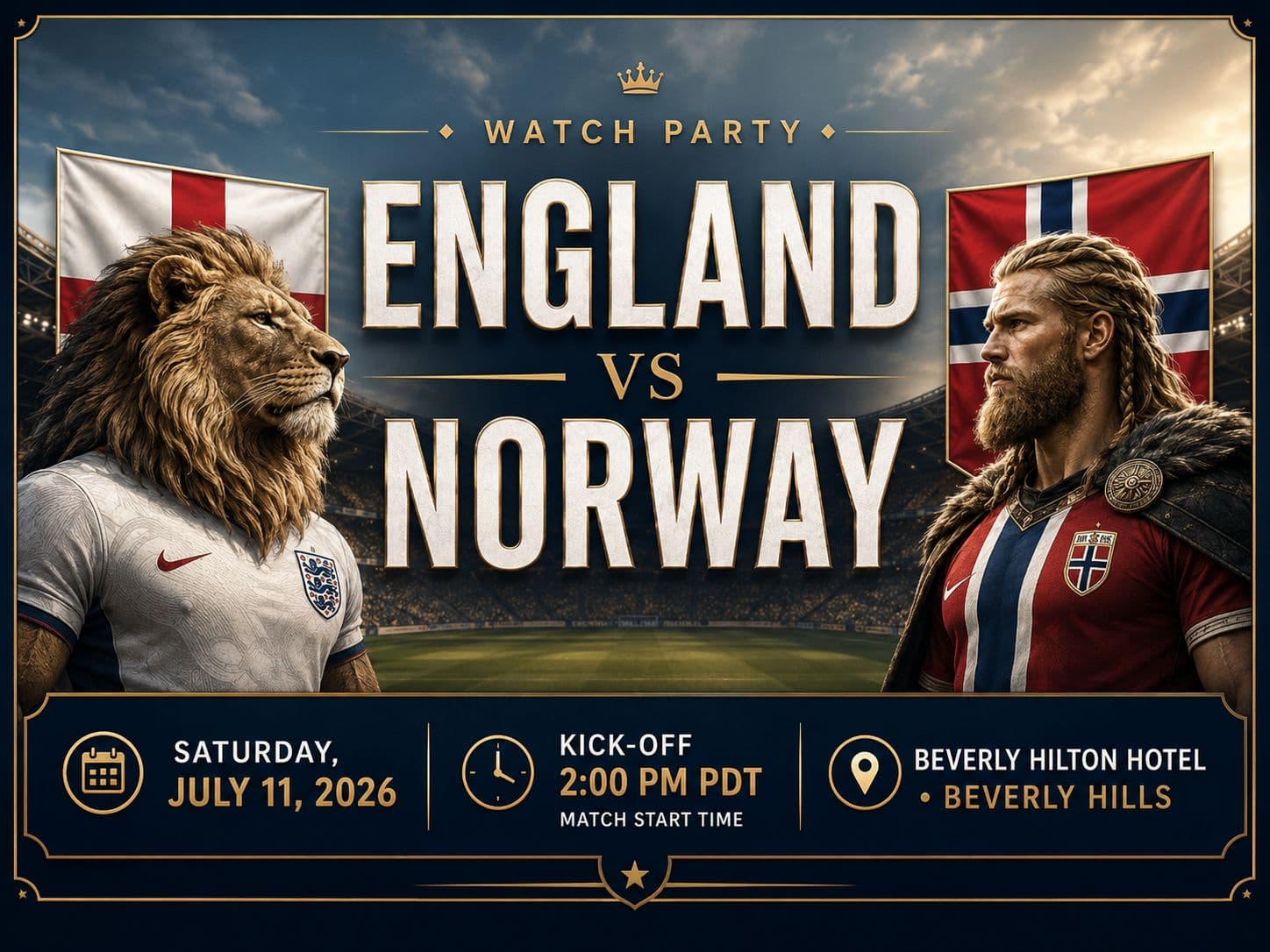 FIFA World Cup 26™ Watch Party: England v. Norway